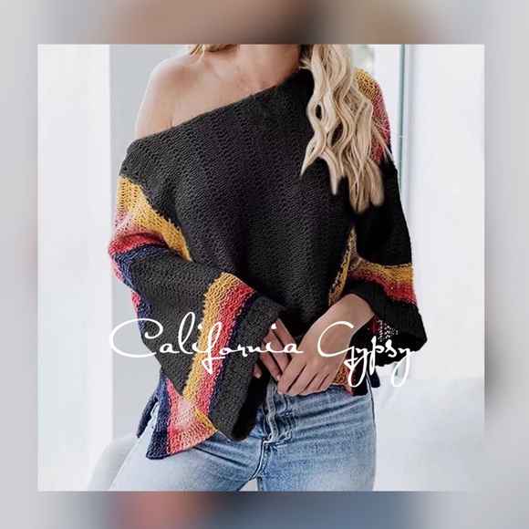 Rainbow Knit Sweater - Picture 3 of 10